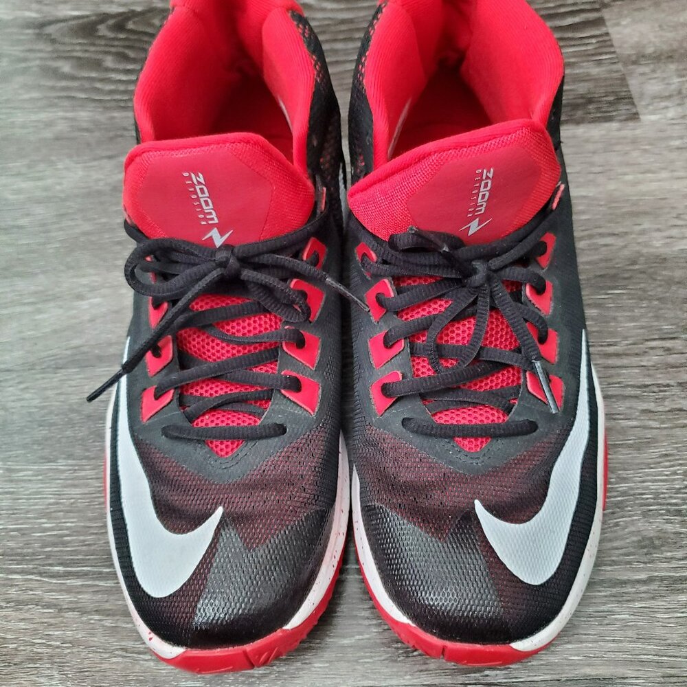 Red/Black/White NIKE Zoom Devosion Basketball Sneakers MEN Size 8